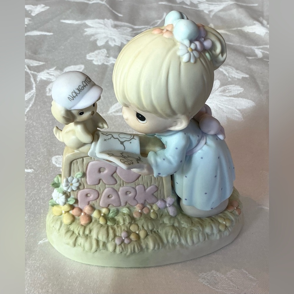 Adorable Precious Moments figurine titled "RV Haven' Fun Or What" collectible.